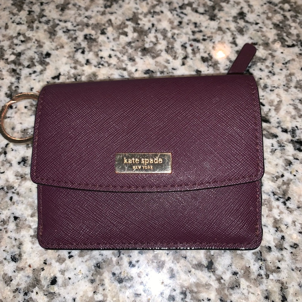 KateSpade wallet key chain coin purse card holder